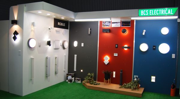 The interactive lighting showroom at BCS Electrical in Victor Harbor.