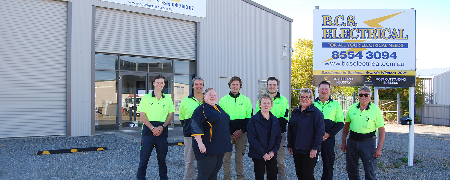 The team from BCS Electrical your local Victor Harbor electrician